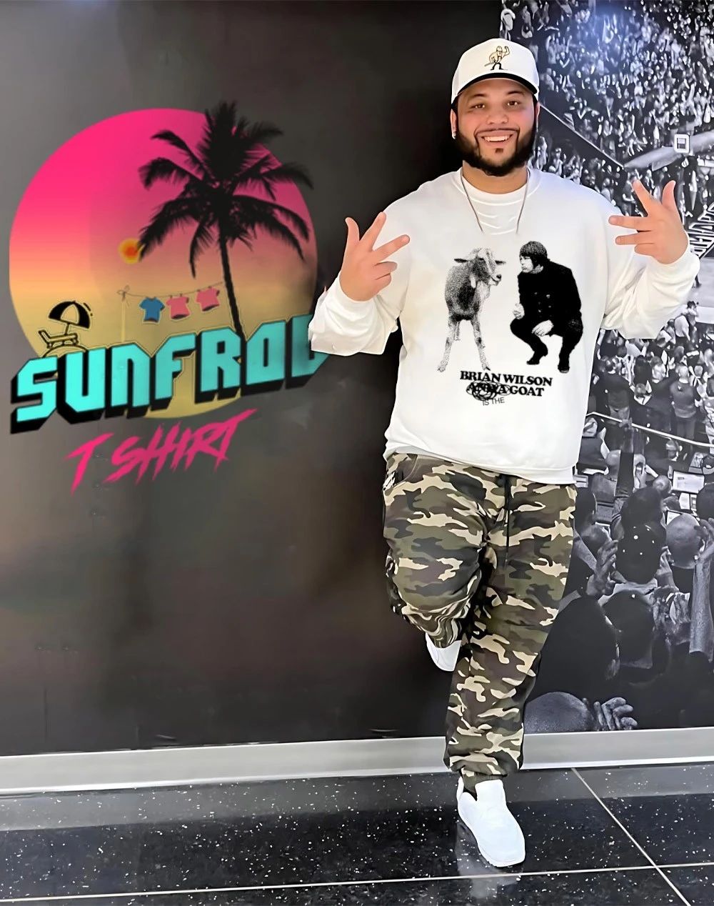 Brian Wilson is the goat shirt
