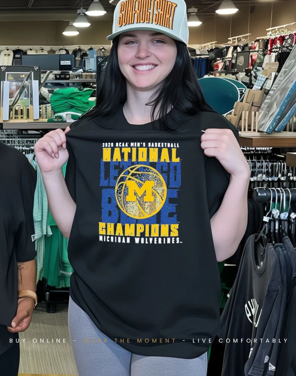Michigan Wolverines 2026 NCAA Men’s Basketball National Champions Let’s go Blue shirt
