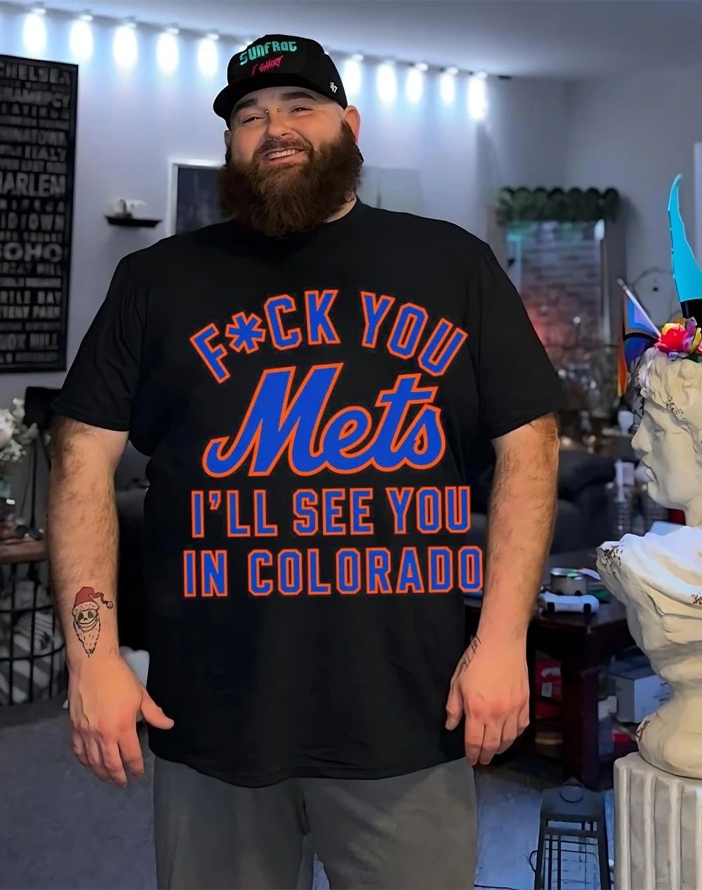 Fuck you Mets I’ll see you in Colorado front and back shirt