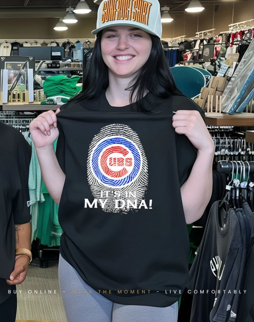Chicago Cubs it’s in my DNA fingerprint shirt