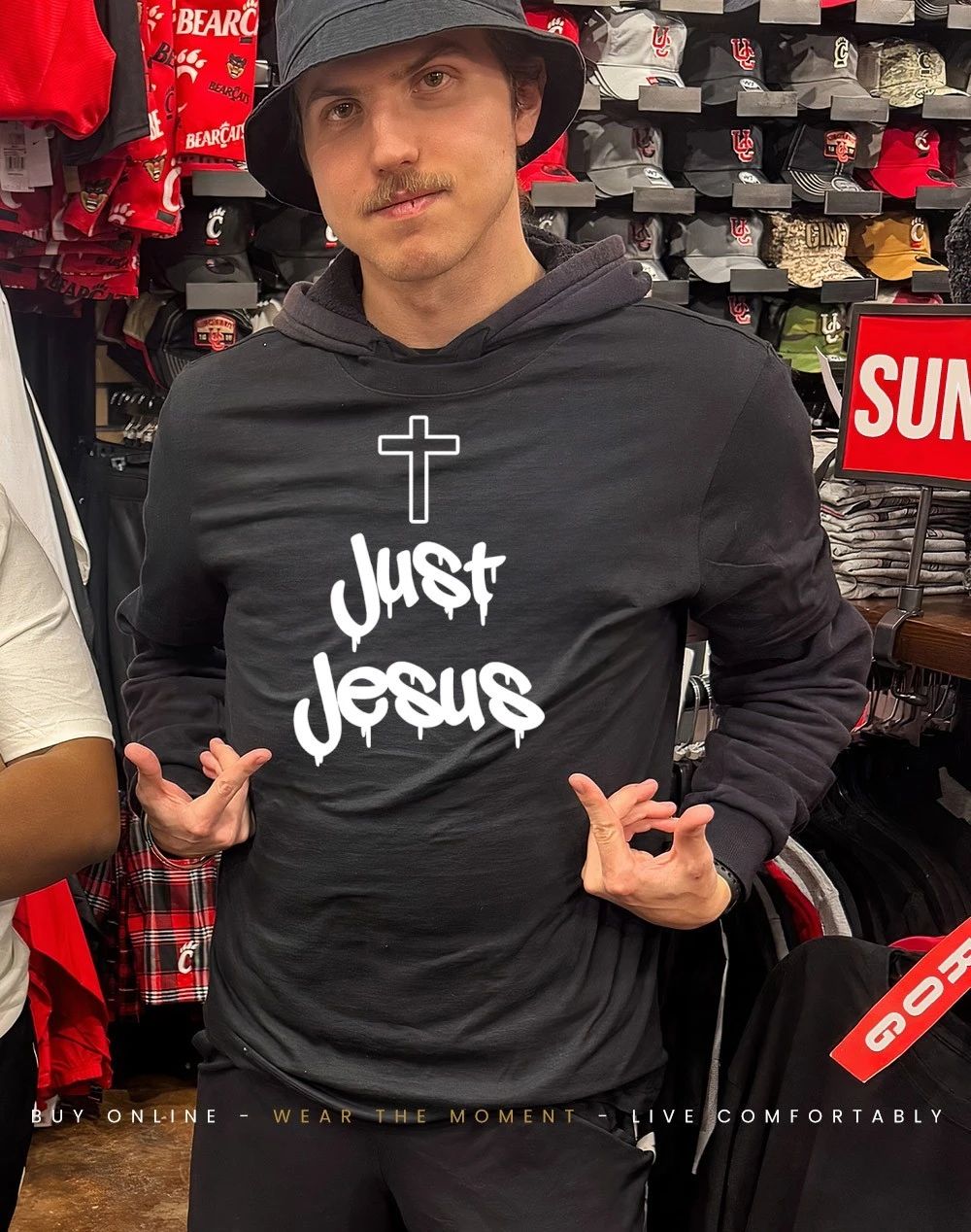 Charles Kiely Just Jesus shirt