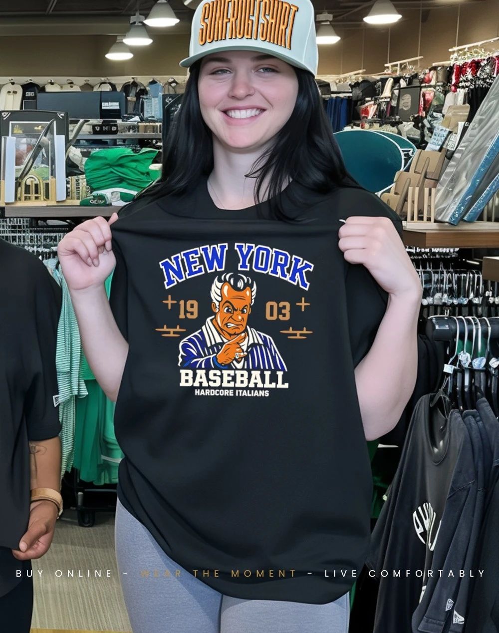 New York Baseball Hardcore Italians shirt