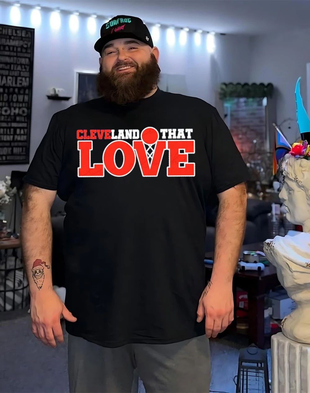 OG Cleveland that I love basketball net shirt