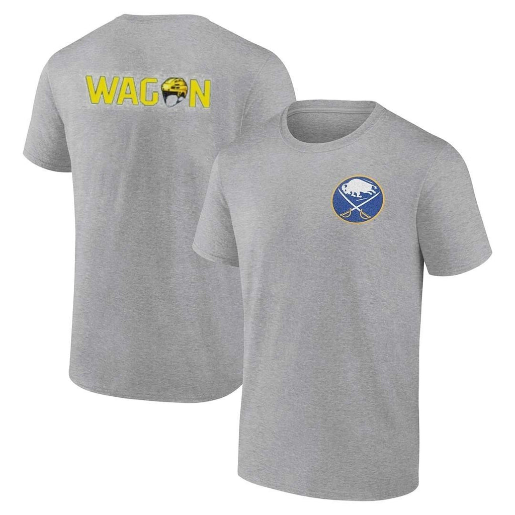 Buffalo Sabres helmet wagon front and back shirt