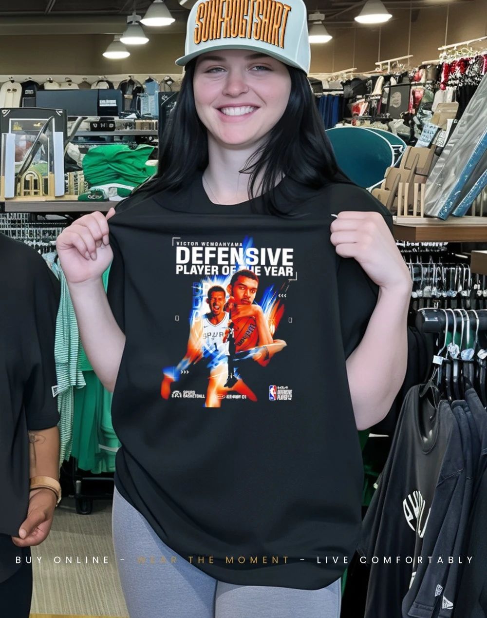 Victor Wembanyama NBA Defensive Player of the Year shirt