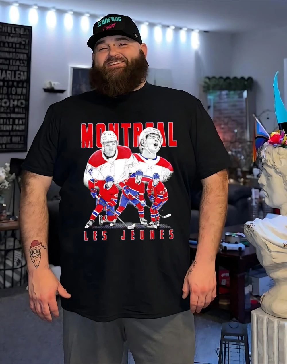 Montreal Hockey Les Jeunes graphic shirt