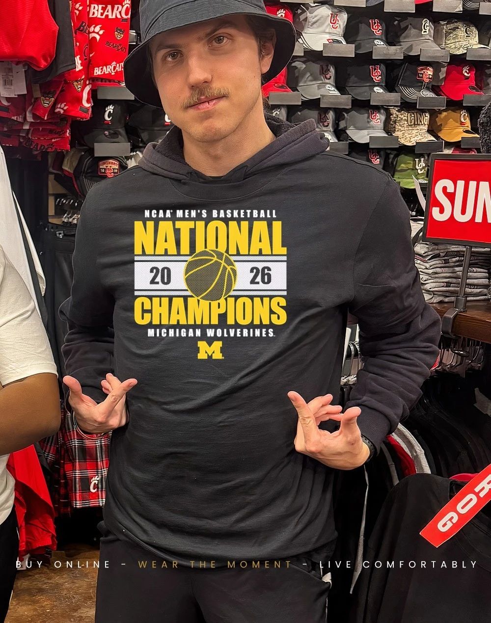 Michigan Wolverines 2026 Basketball National Champions Enmeshed shirt