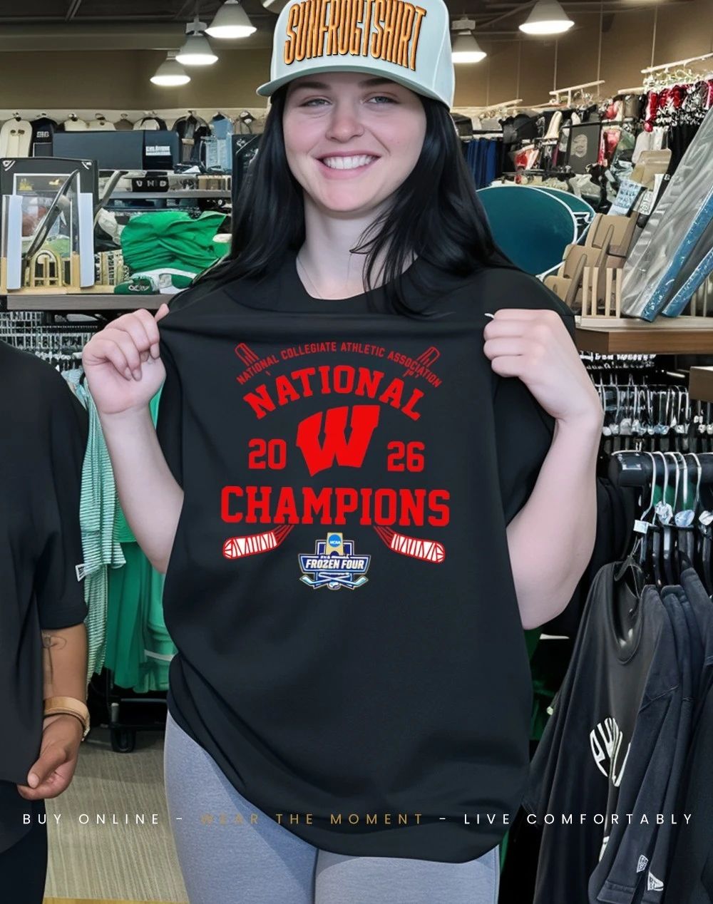 Wisconsin Badgers 2026 National Champions NCAA Frozen Four shirt