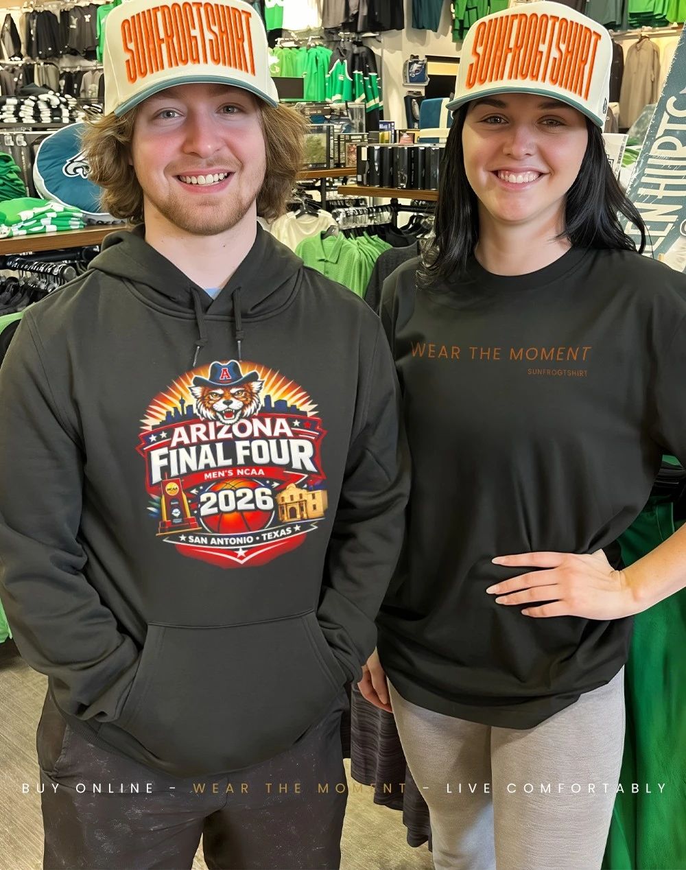 Arizona Wildcats Final Four 2026 San Antonio Texas graphic shirt