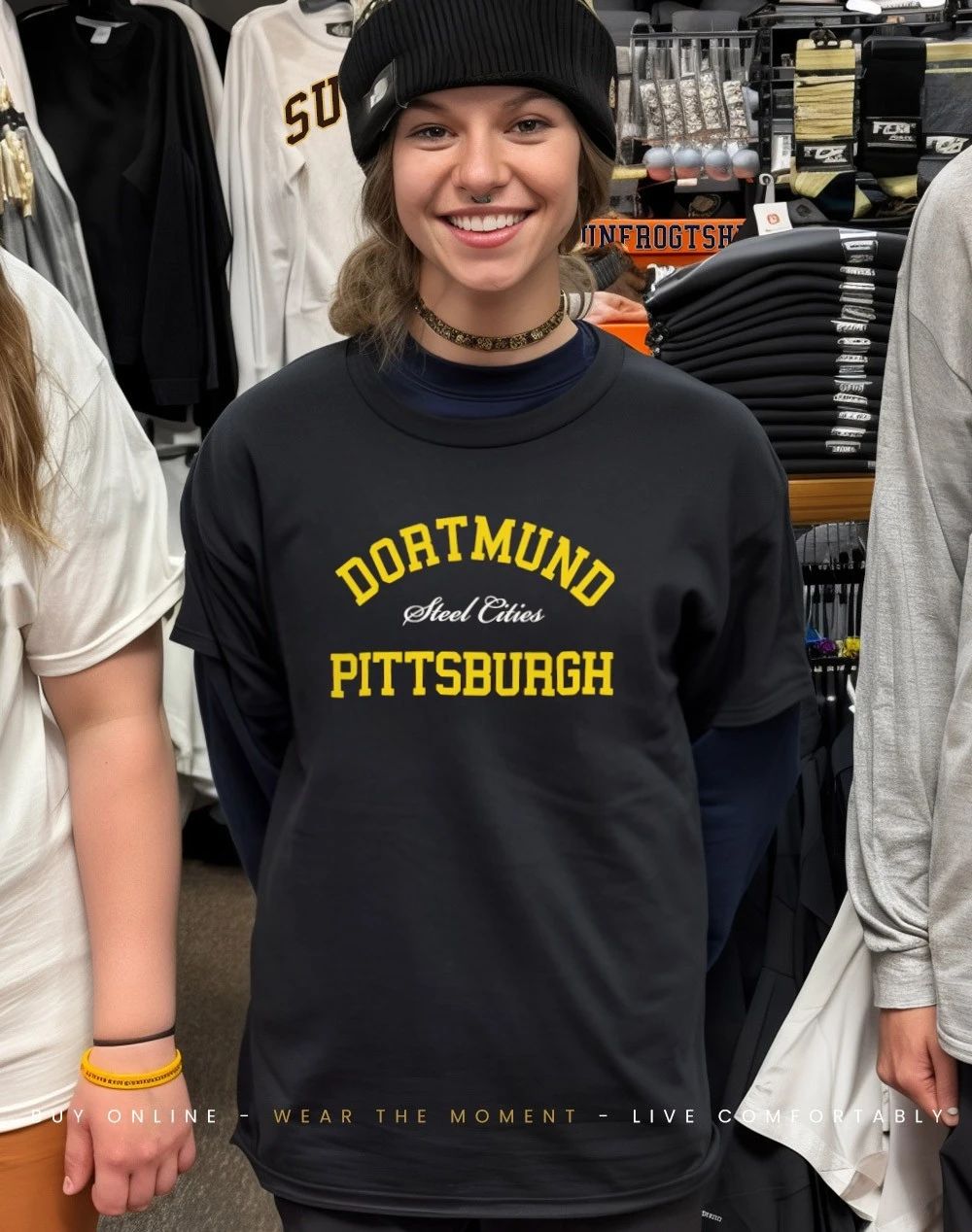 Dortmund Pittsburgh Steel Cities shirt