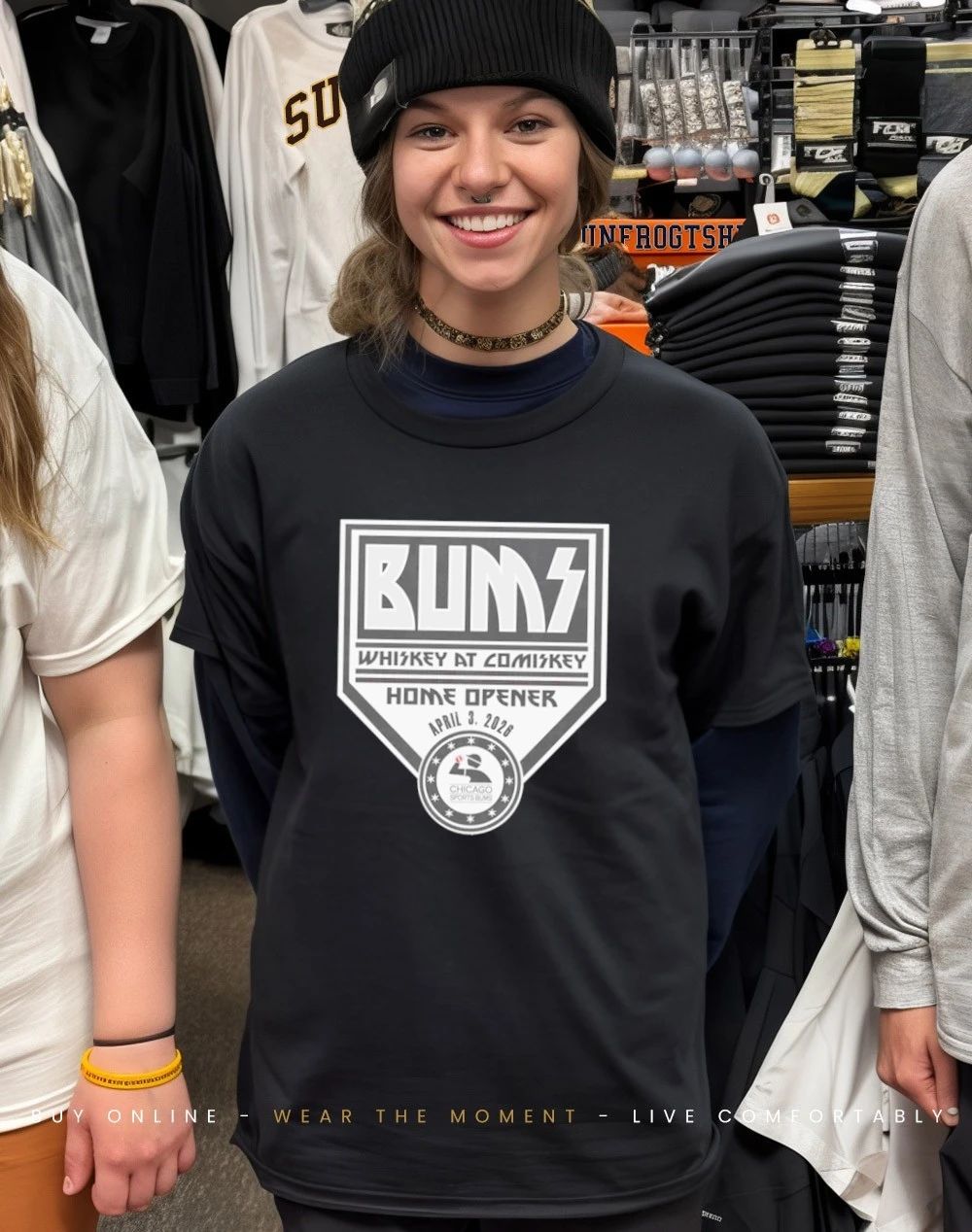 Bums whiskey at comiskey home opener Chicago shirt
