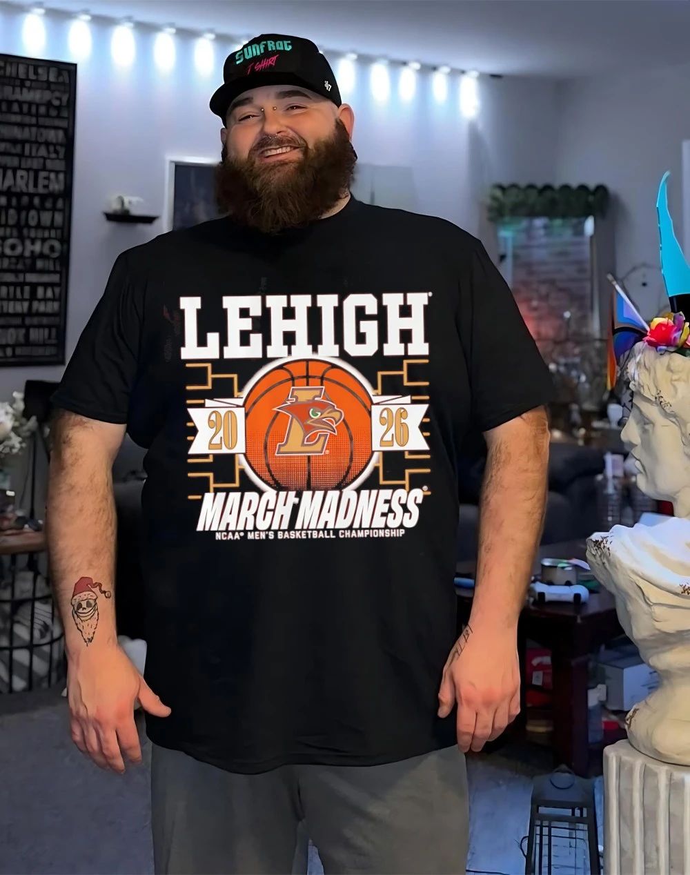 Lehigh Mountain Hawks MBB 2026 March Madness logo shirt