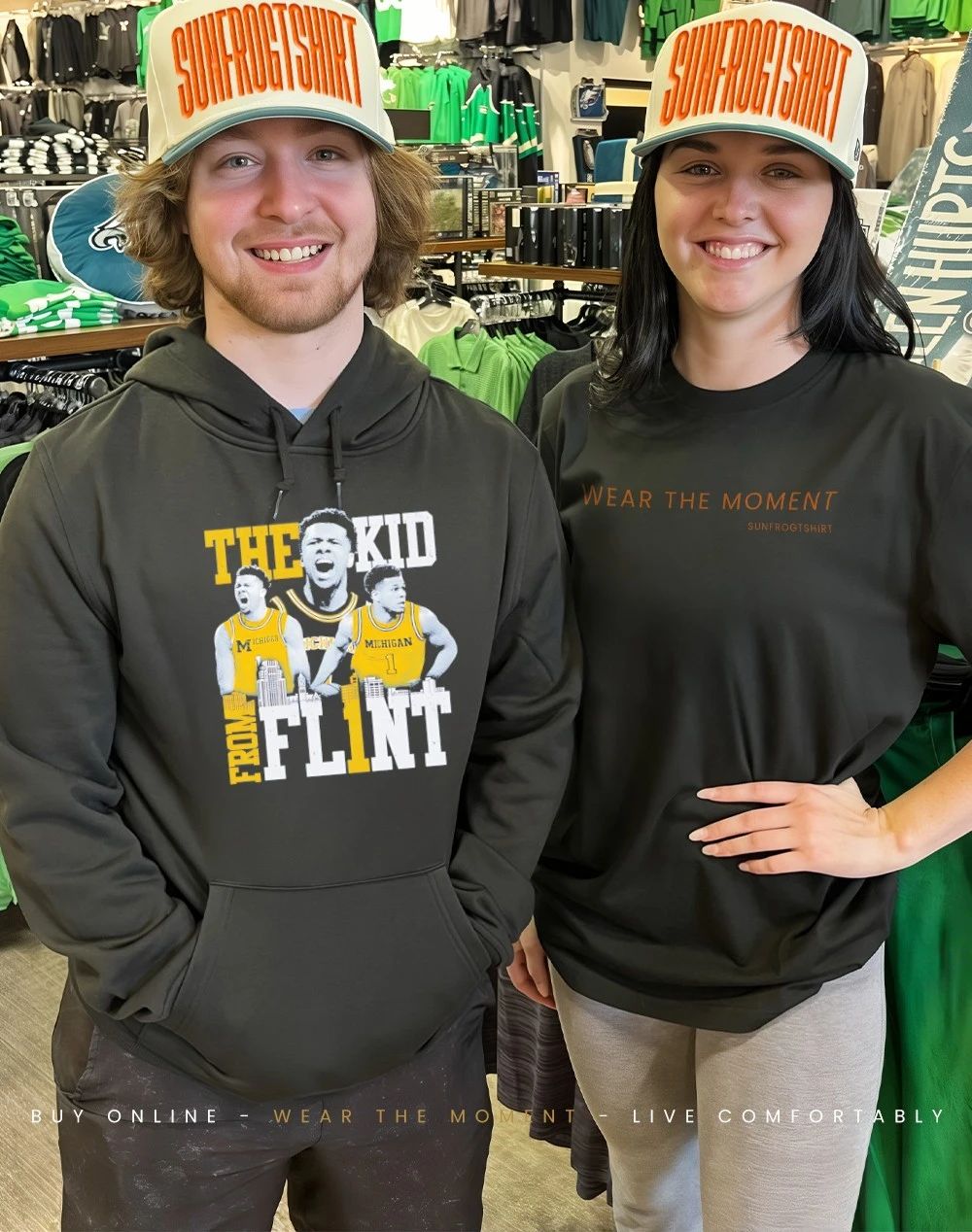 Trey McKenney Michigan Wolverines The Kid from Fl1nt skyline shirt
