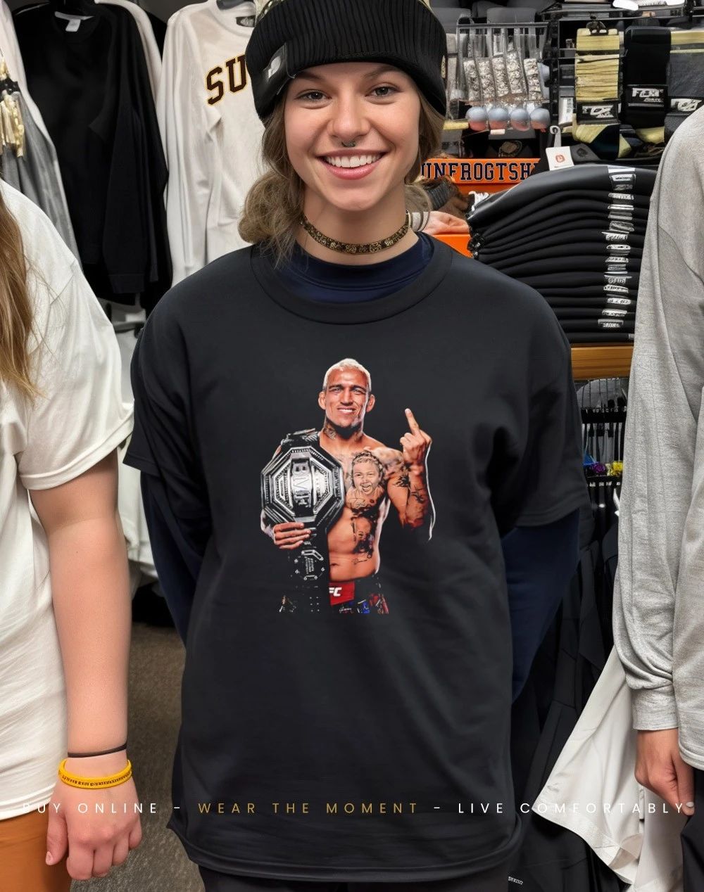 Charles Oliveira BMF Champion 2026 middle finger shirt