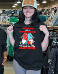 Gnomes I asked god for a partner in crimer he sent me my crazy bestie shirt
