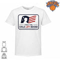 I Was The Child Left Behind American Flag Silhouette Social Commentary Statement Shirt