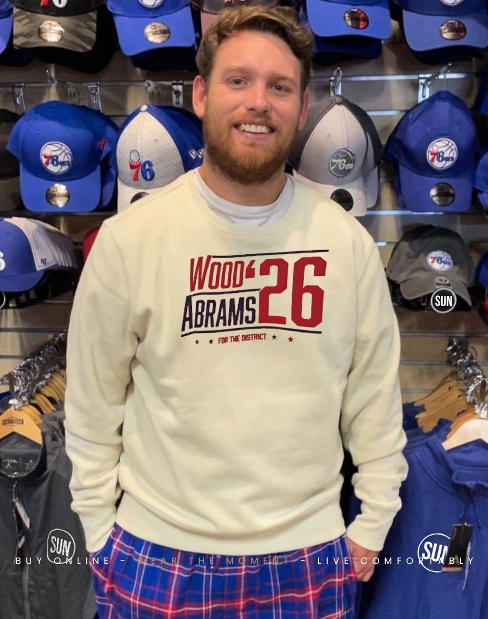 Wood Abrams ’26 Washington DC for the district shirt