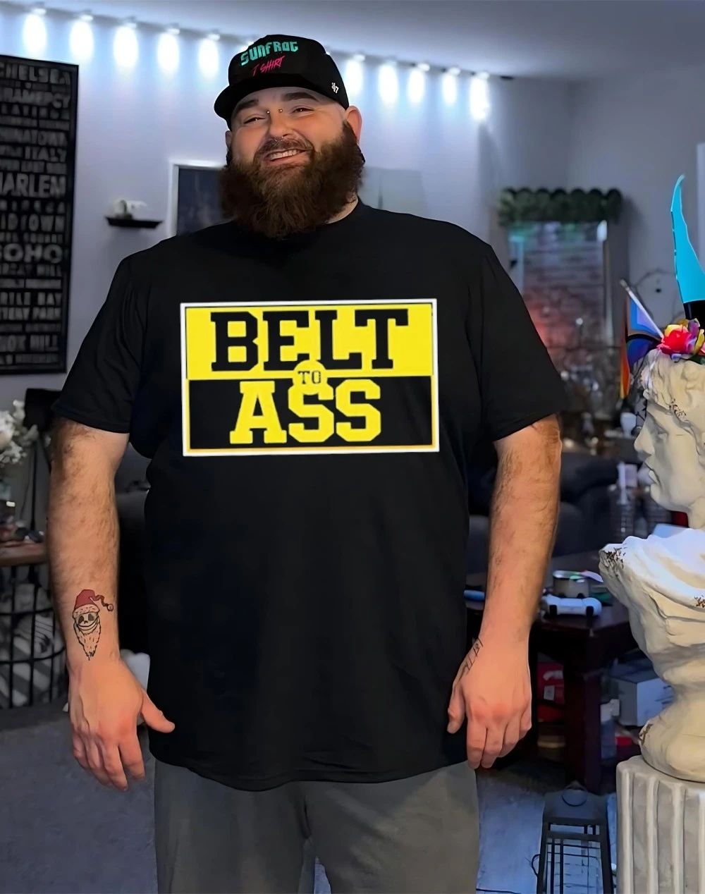 Michigan belt to ass shirt