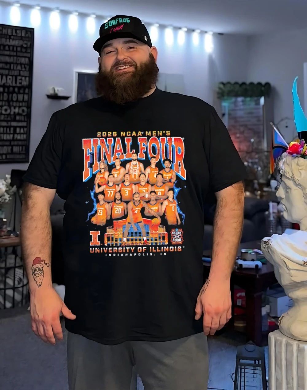 Illinois Men’s Basketball 2026 Final Four Team graphic shirt