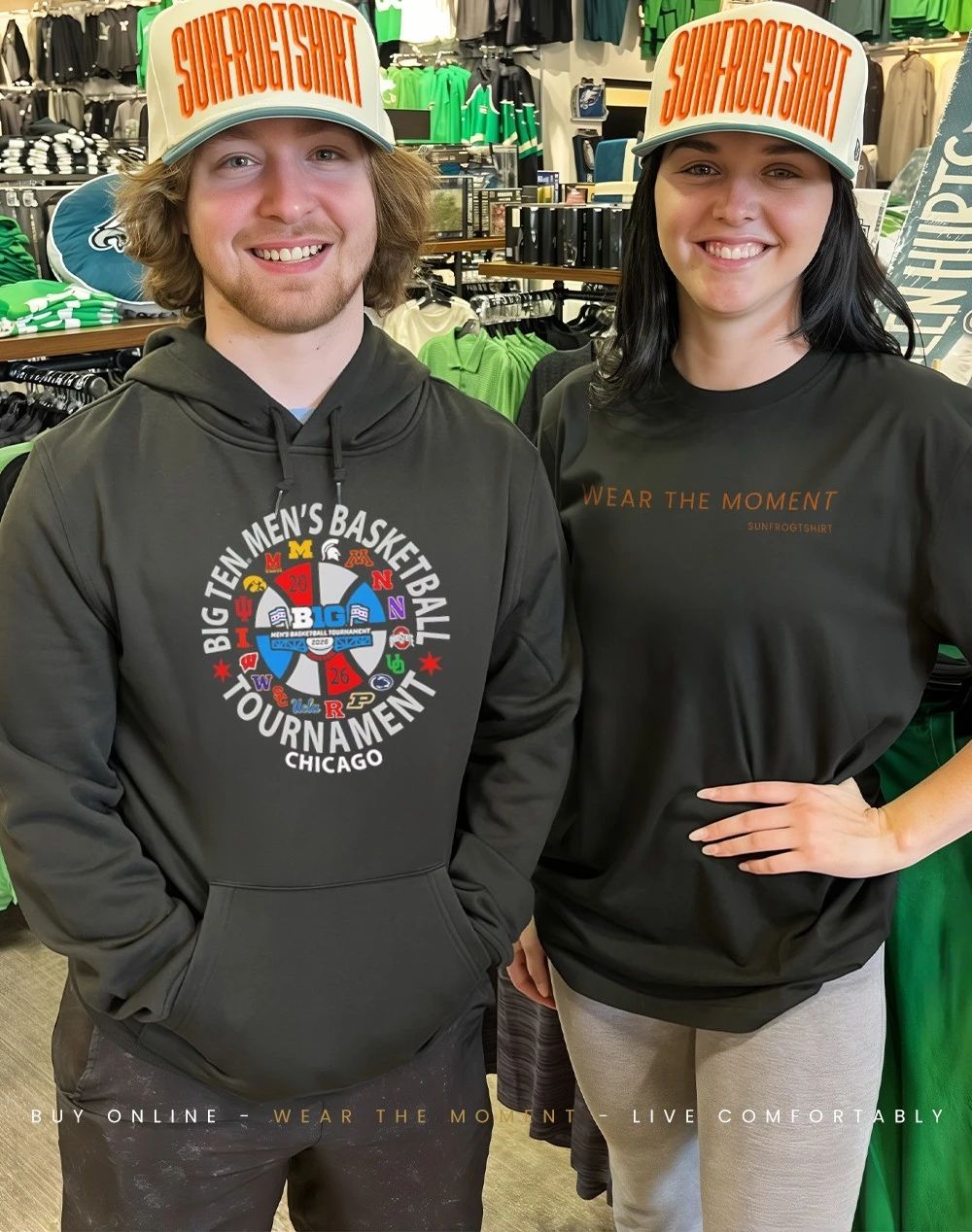 Big Ten 2026 Big Ten Men’s Basketball Tournament Pinwheel logo shirt
