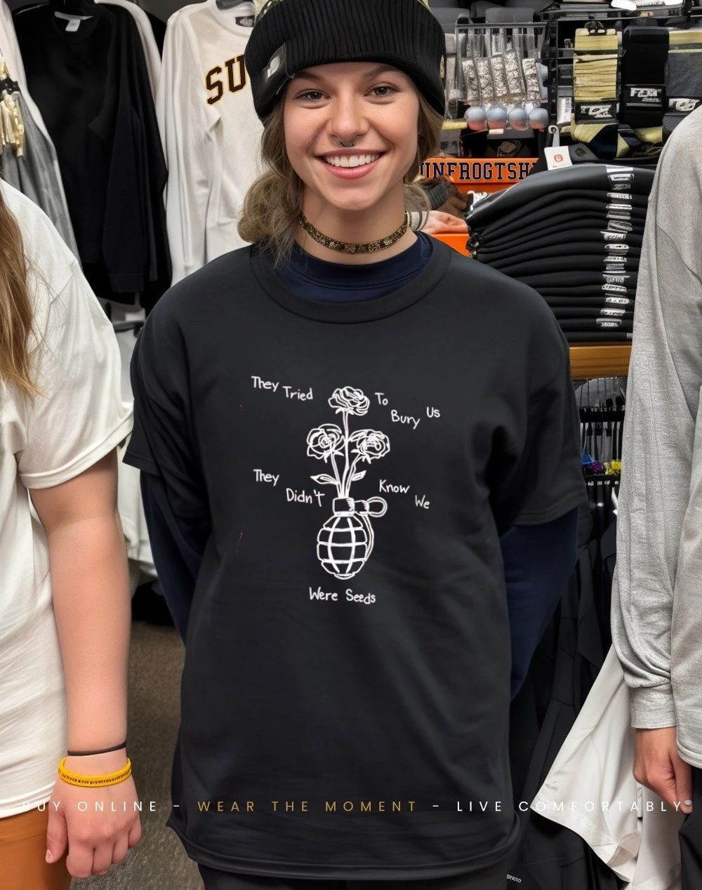 They tried to bury us we were seeds shirt