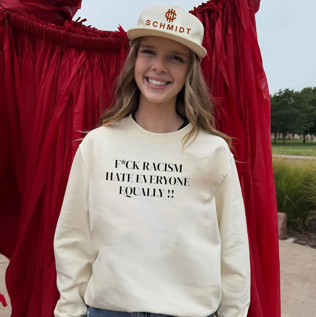 Fck Racism Hate Everyone Equally anti-racism shirt