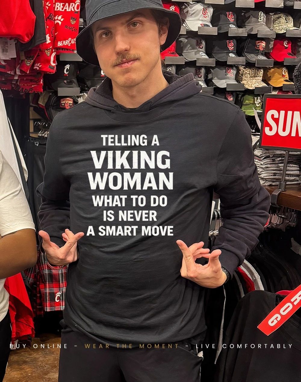 Telling a viking woman what to do is never a smart move shirt