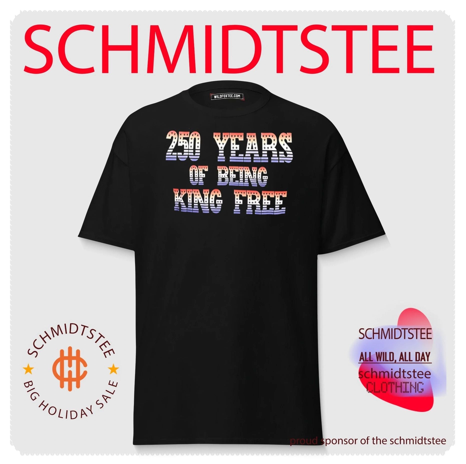 250 years of being king fire shirt