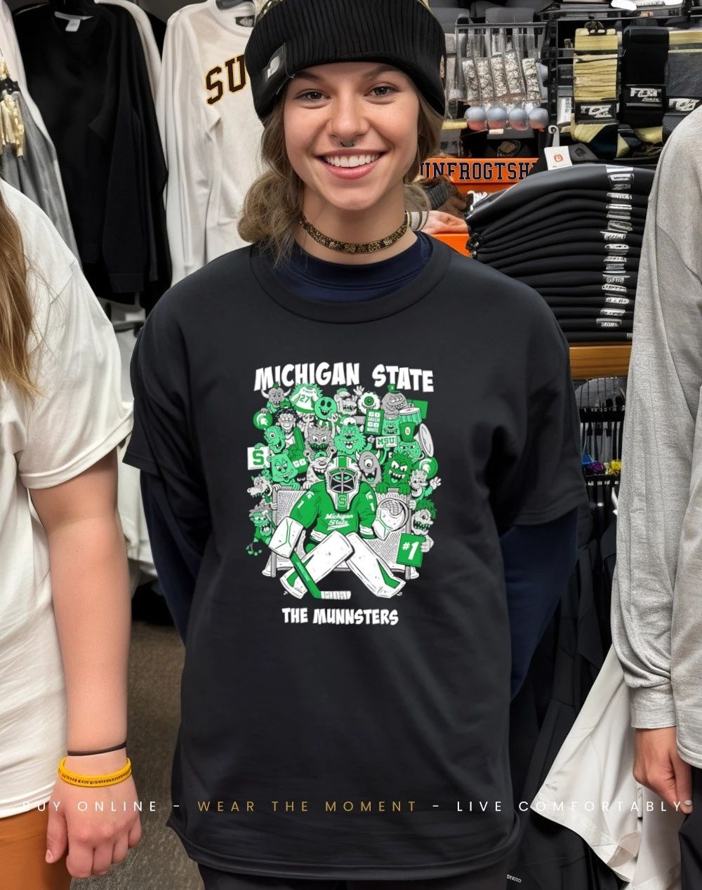 Michigan State Spartans 2026 The Munnsters cartoon shirt