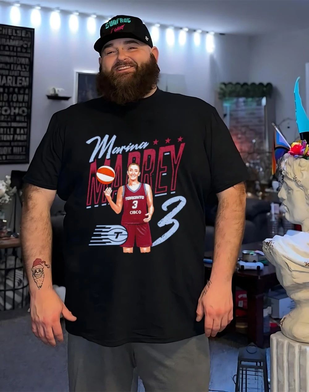 Marina Mabrey Toronto Tempo Player Pose shirt