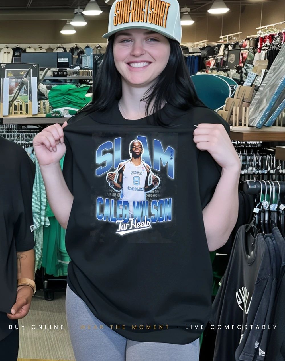 Caleb Wilson North Carolina Tar Heels SLAM 2026 shirt