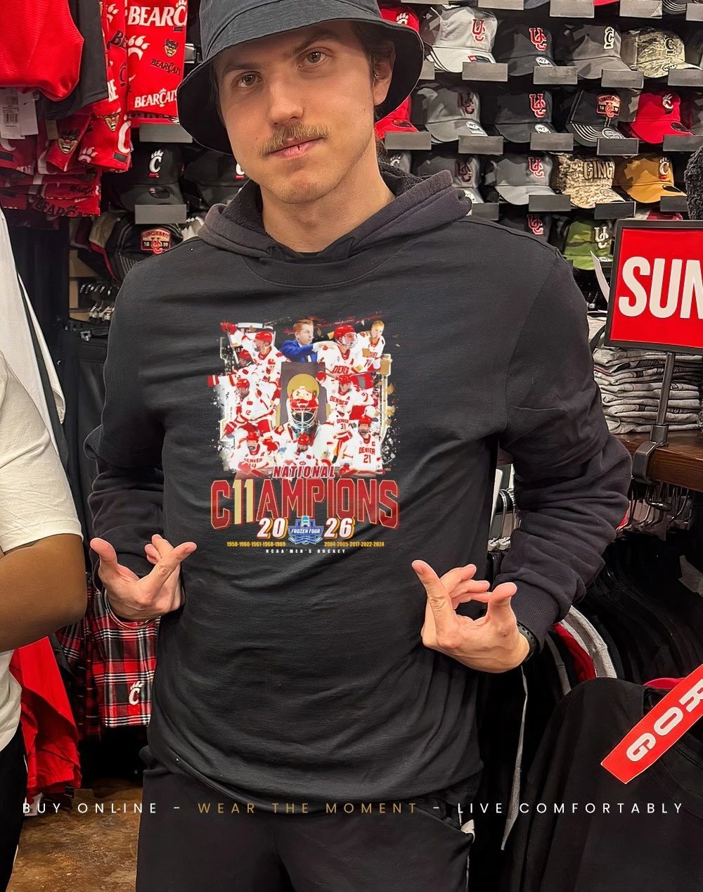 Denver Pioneers 2026 National Champions all team shirt