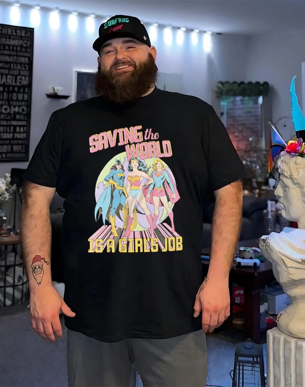 Saving The World Is A Girls Job shirt