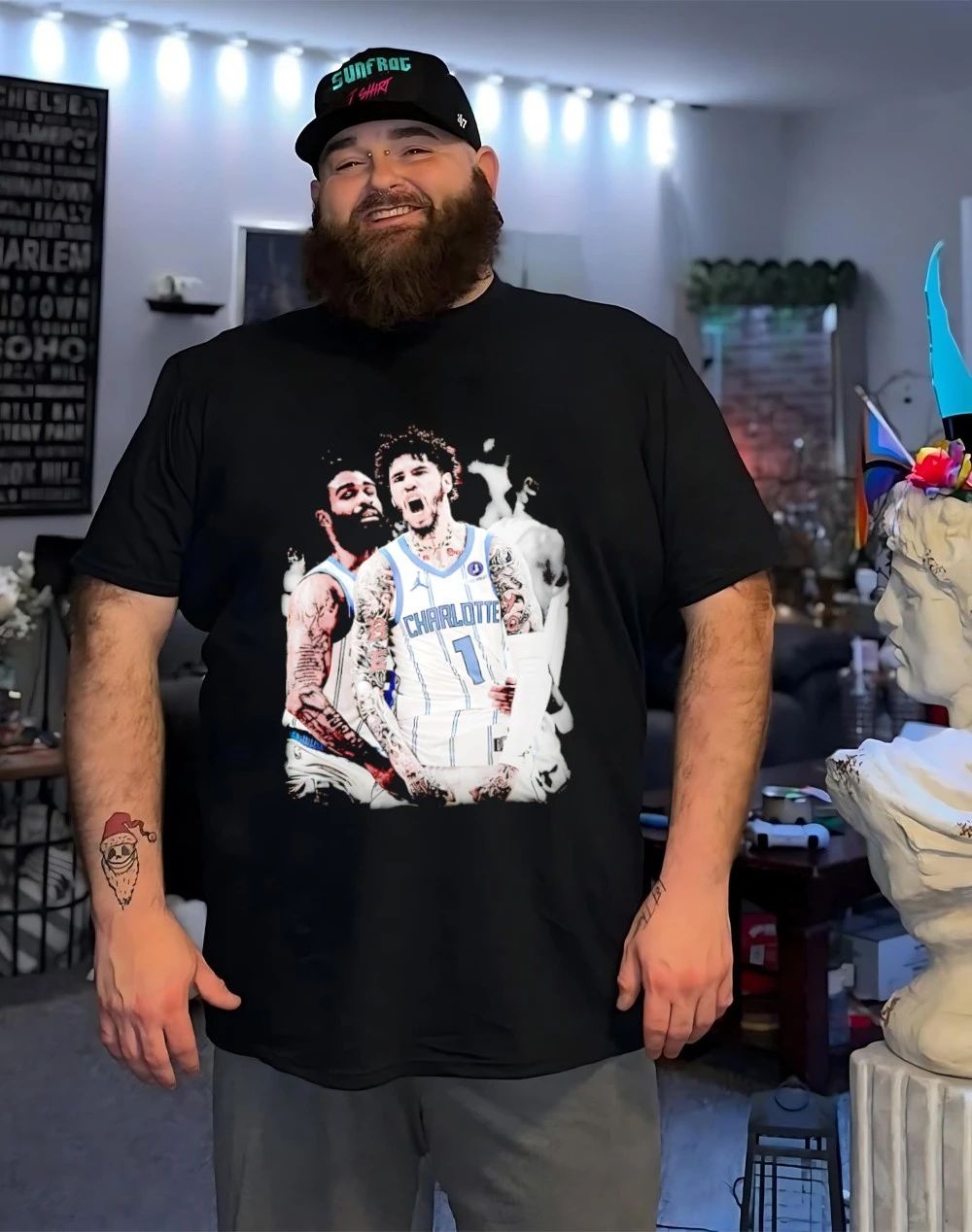 Lamelo Ball Charlotte Hornets player collage 2026 shirt