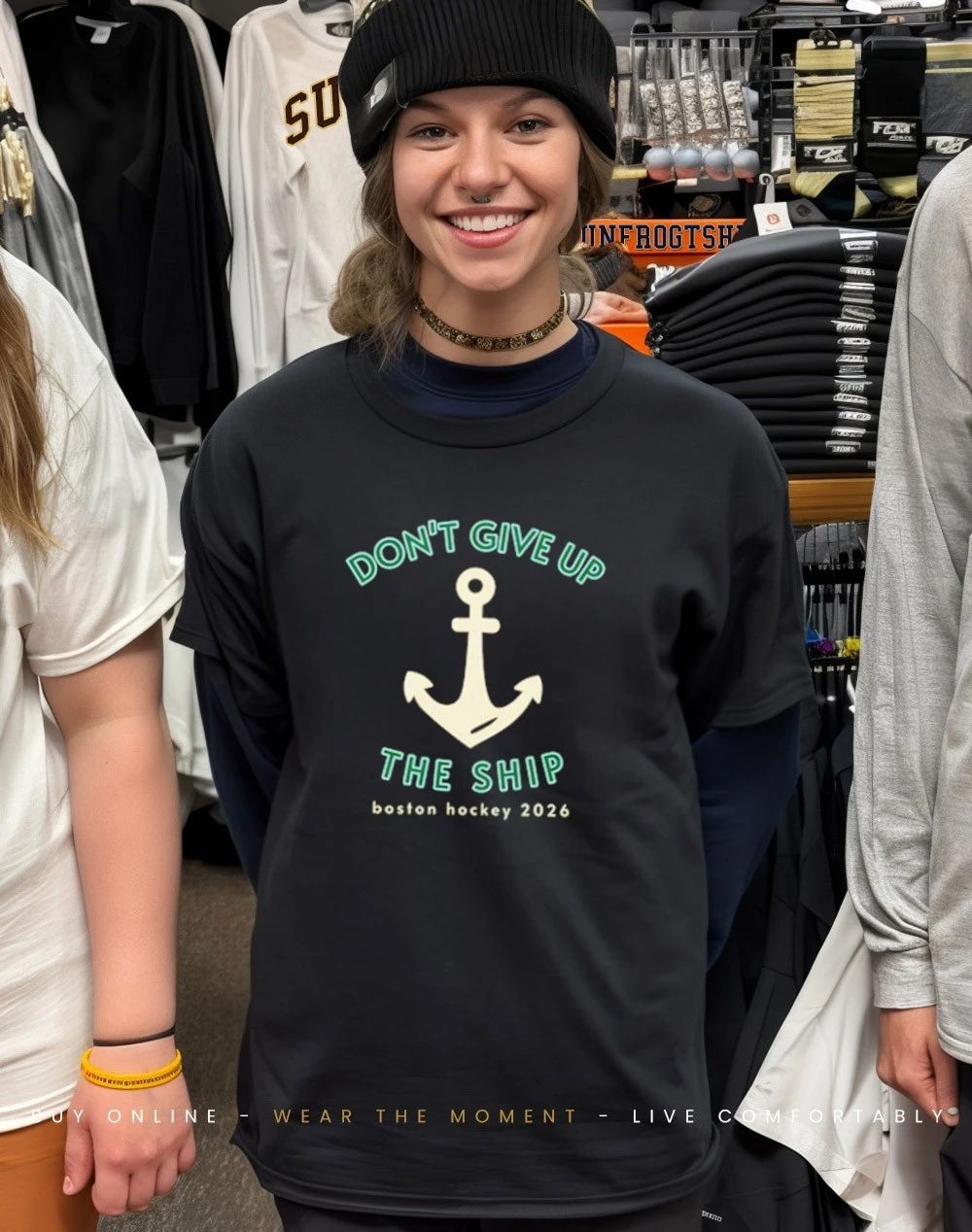 Don’t give up the ship Boston hockey 2026 shirt