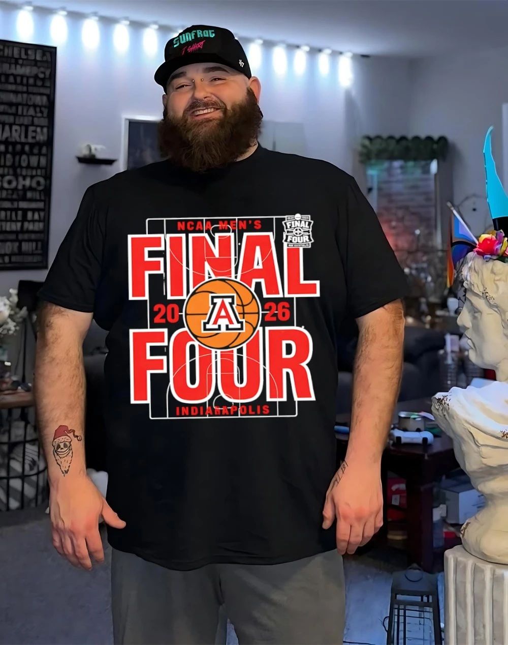 Arizona Wildcats Final Four 2026 NCAA Men’s March Madness Indianapolis shirt