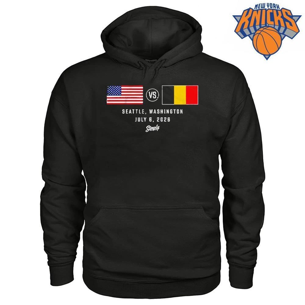 USA vs Belgium Seattle Washington July 6 2026 Match Shirt