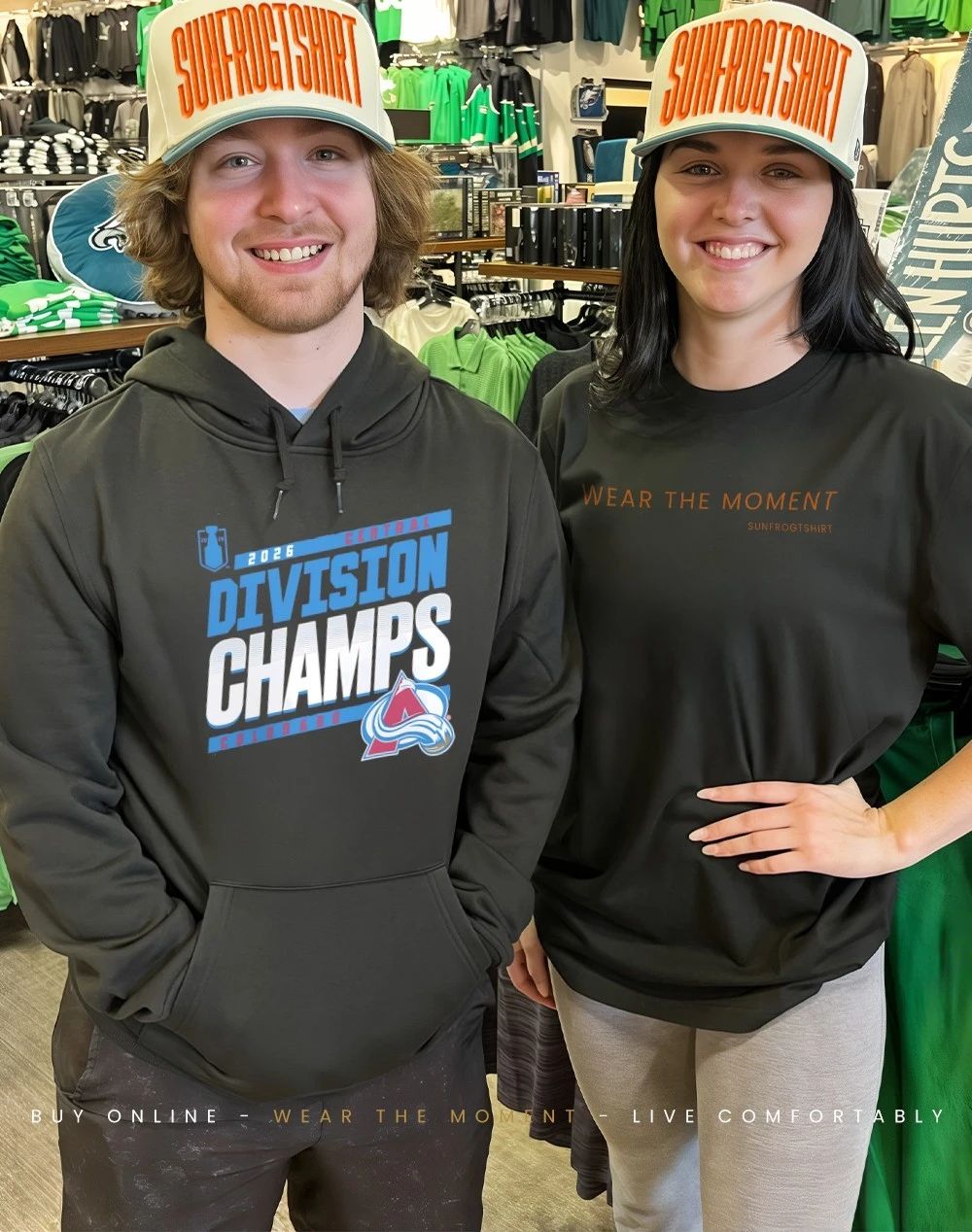 Colorado Avalanche 2026 Central Division Champions shirt