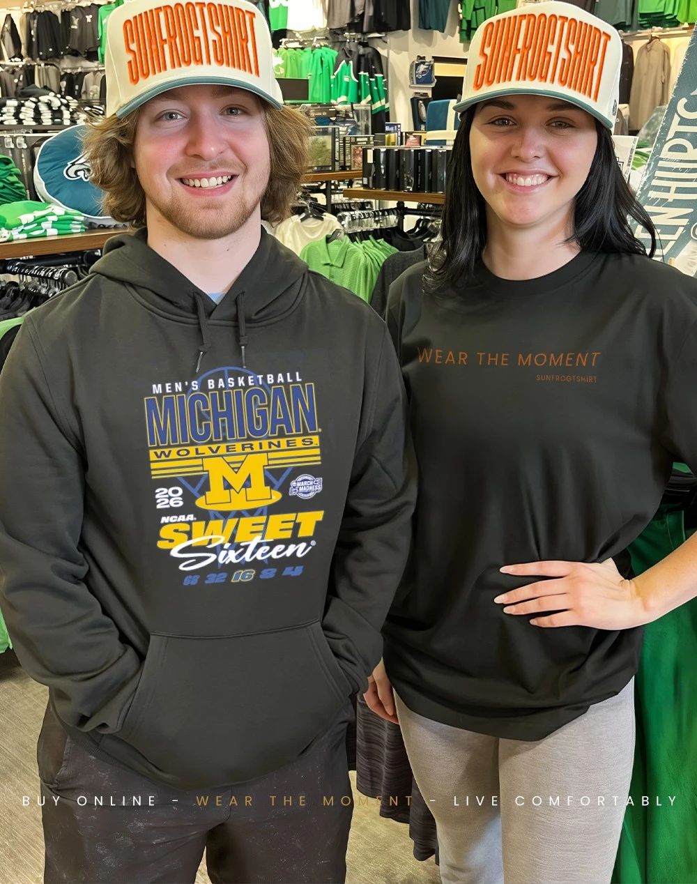 Michigan Wolverines 2026 NCAA March Madness Sweet 16 Bound shirt