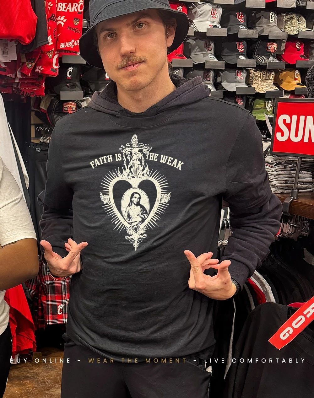 Faith isn’t for the weak shirt