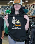 Skeleton cauldron that’s it you’re going in the soup shirt