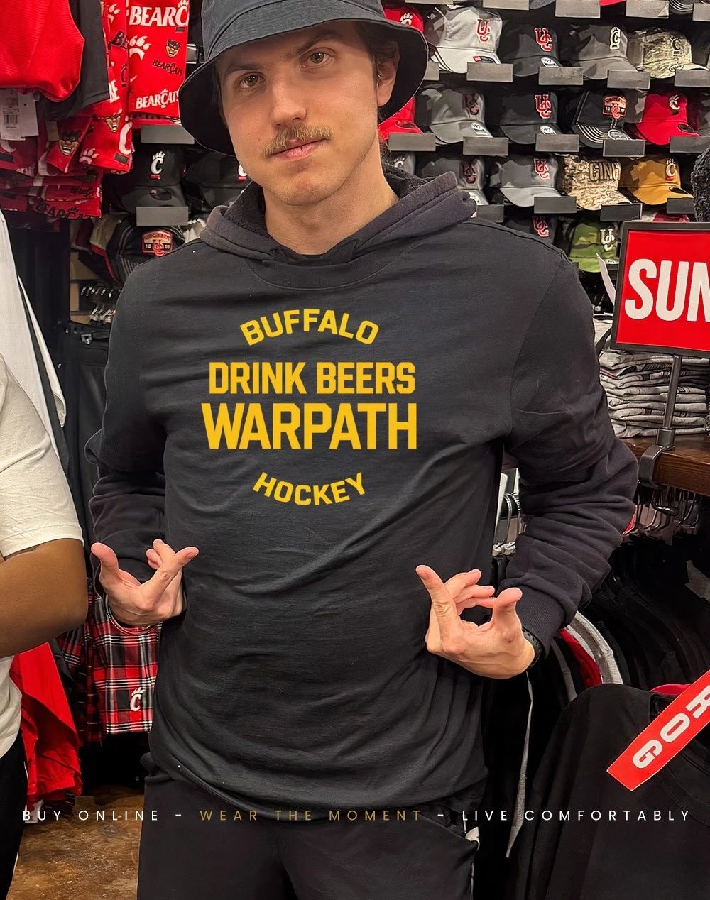 Buffalo Drink Beers Warpath Hockey shirt