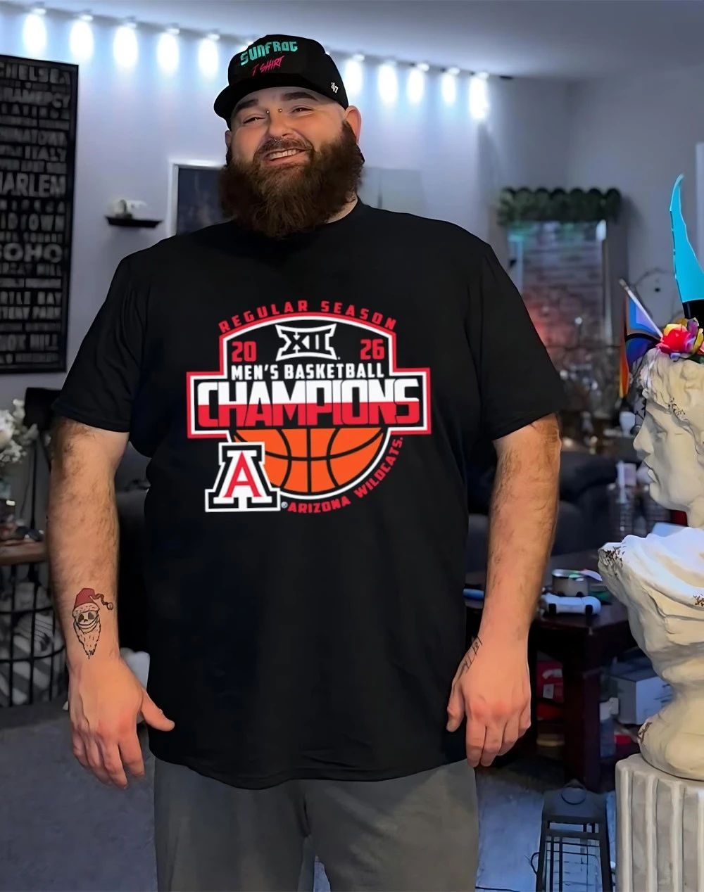 Arizona Wildcats 2026 Big 12 Men’s Basketball Regular Season Champions classic shirt