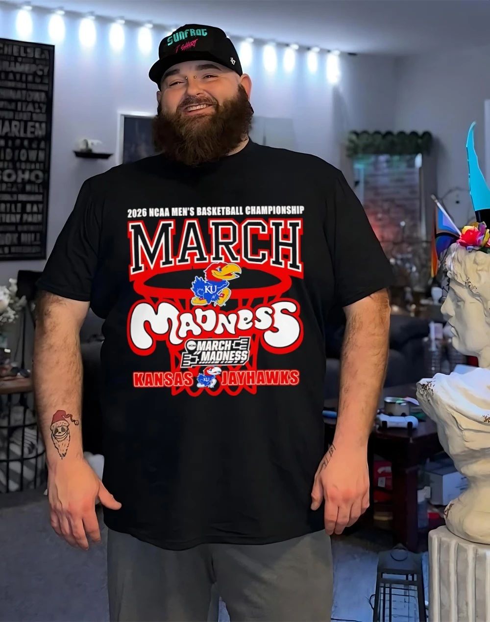 Kansas Jayhawks 2026 NCAA Men’s Basketball Championship March Madness Shirt
