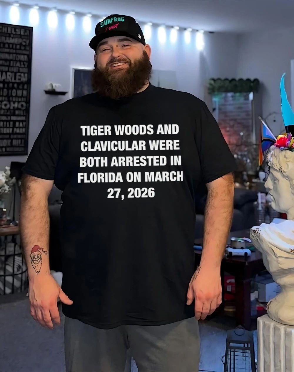 Tiger Woods And Clavicular Arrested Florida March 27 2026 Shirt