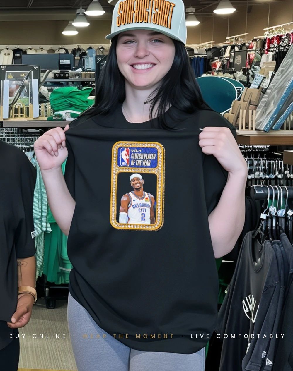 Shai Gilgeous-Alexander OKC Thunder KIA Clutch Player of the Year shirt