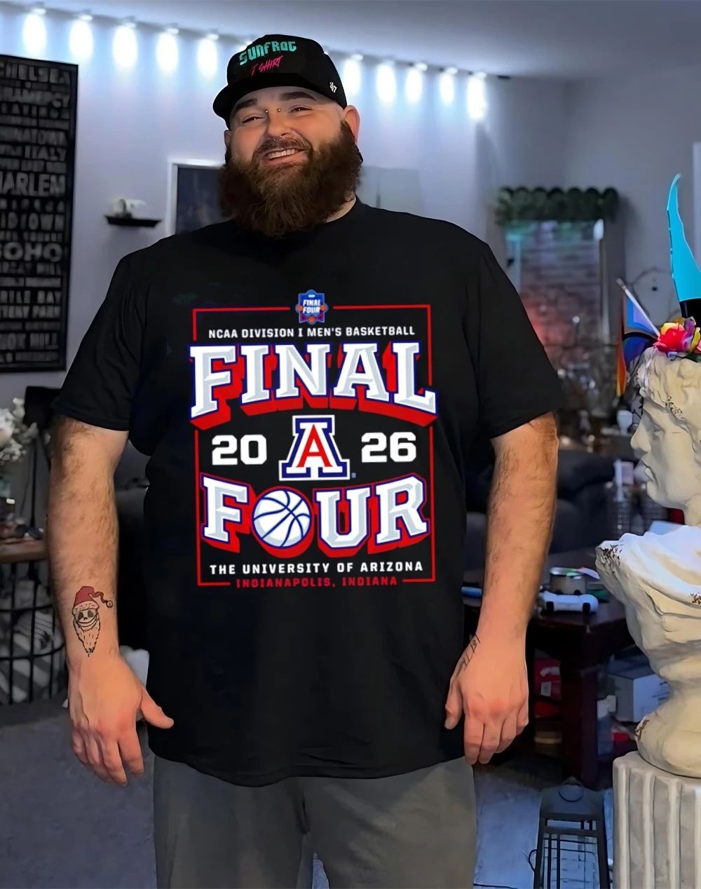 Arizona Wildcats 2026 NCAA Men’s Basketball Tournament March Madness Final Four shirt