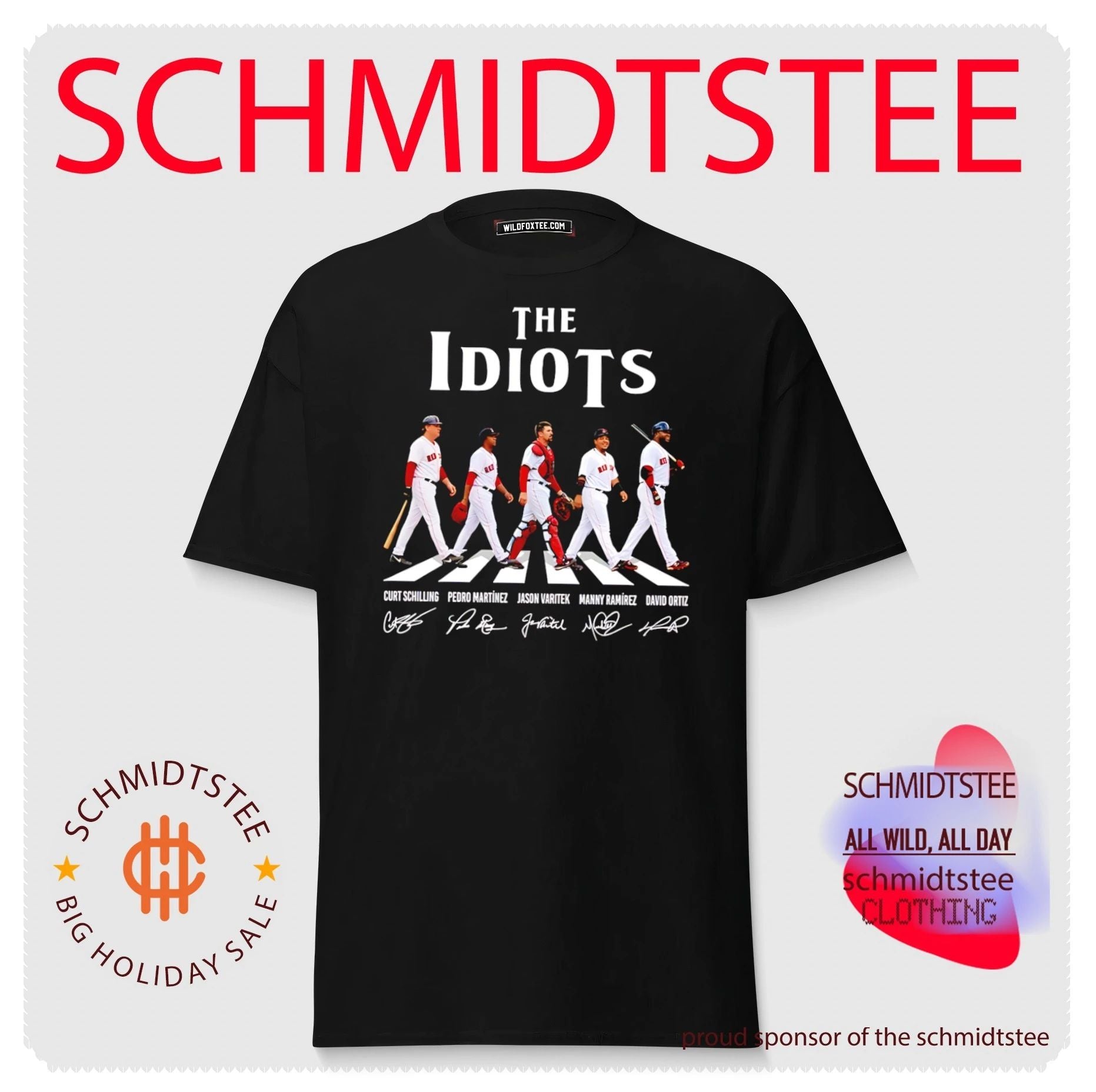 Boston Red Sox the Idiots Abbey Road signature shirt