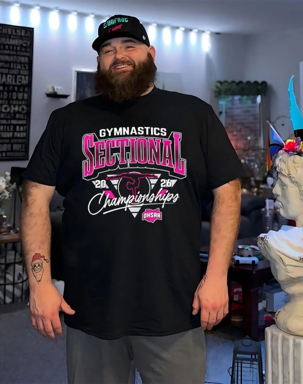 2026 OHSAA Gymnastics Sectionals logo shirt