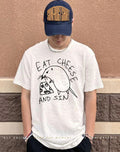Rat eat cheese and sin shirt